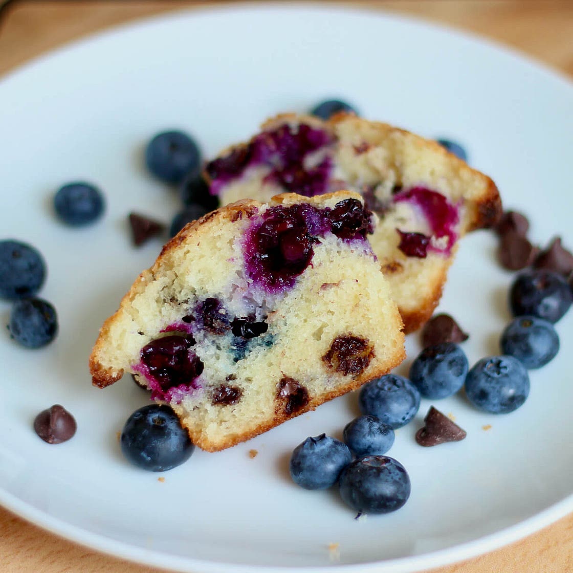 Blueberry Chocolate Chip Muffins