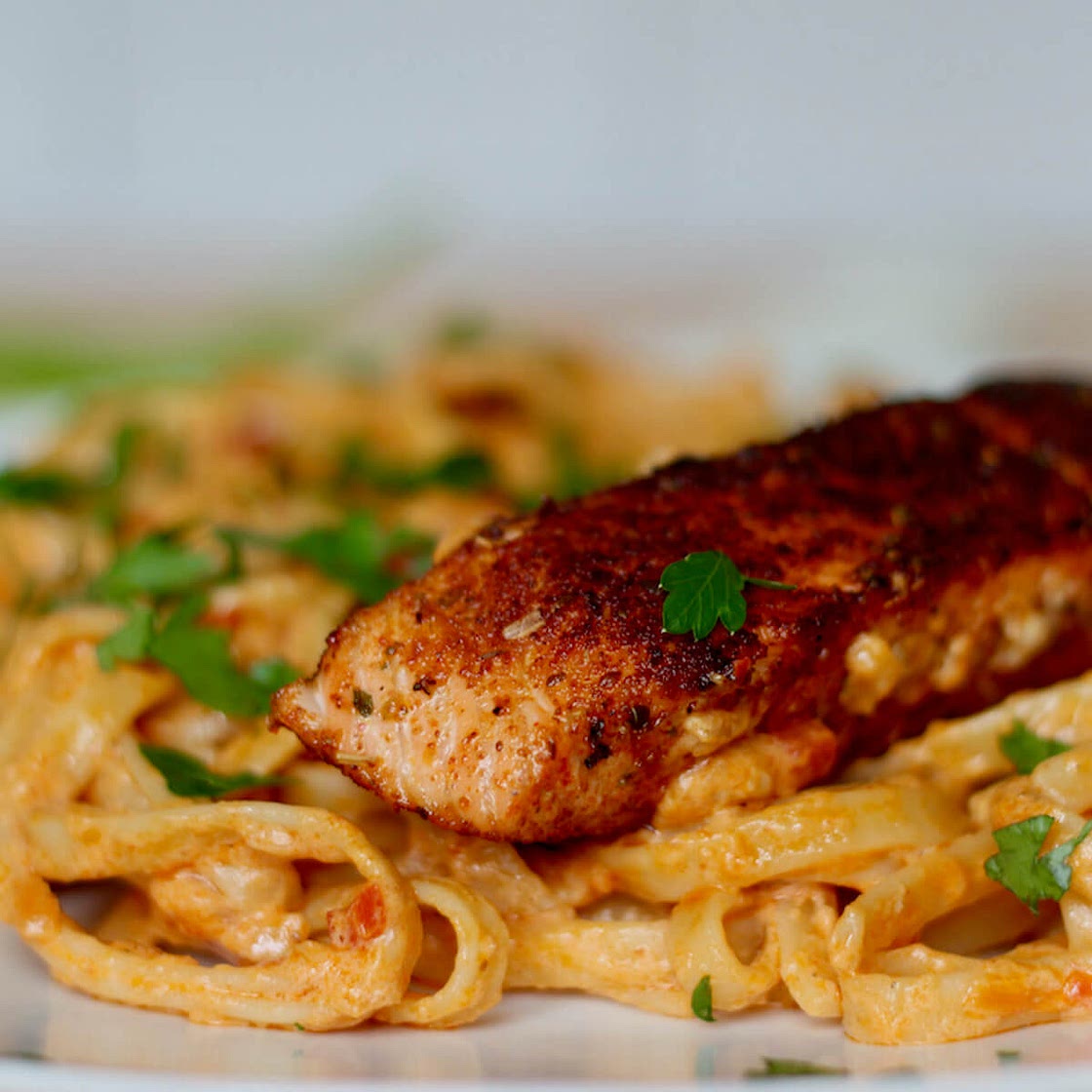 Cajun Salmon Pasta