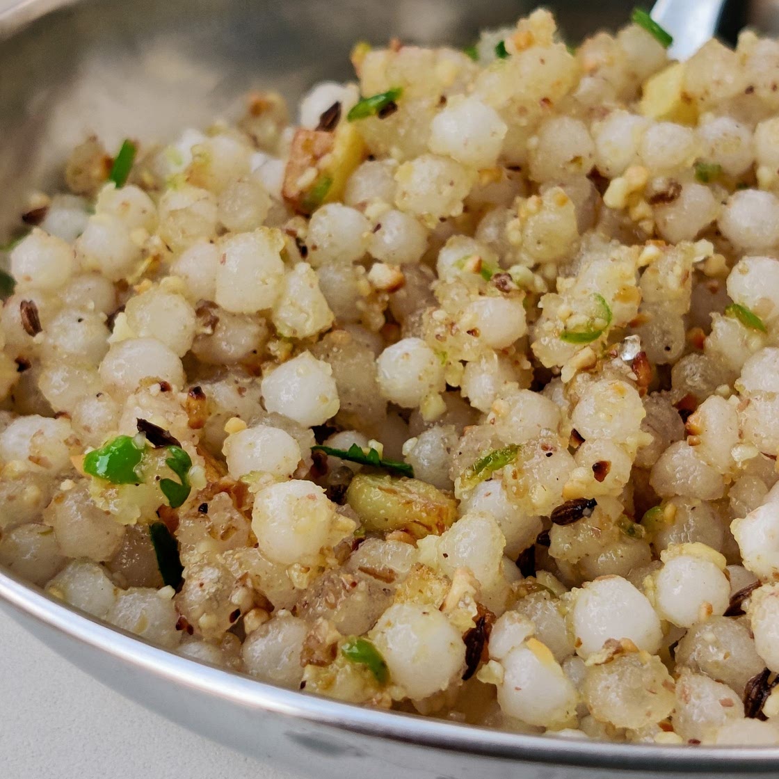 Sabudana Khichdi (tapioca pearls)