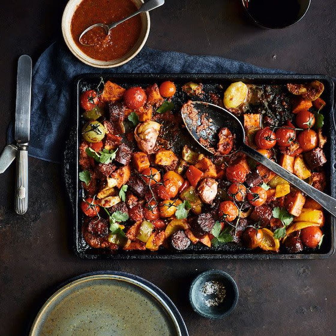 Piri Piri Chorizo Bake