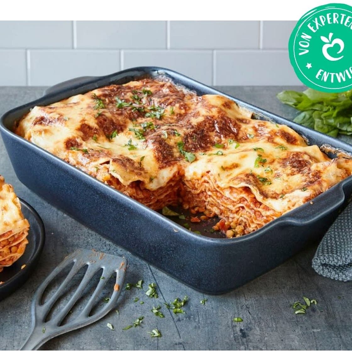 Rote Linsen Lasagne