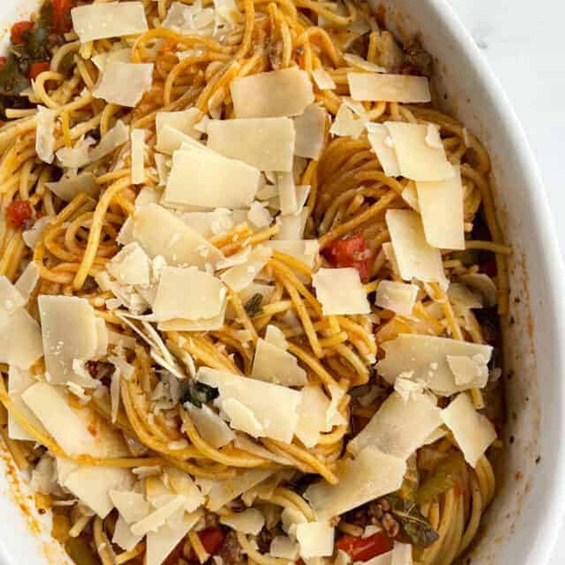 Baked Spaghetti Bolognese