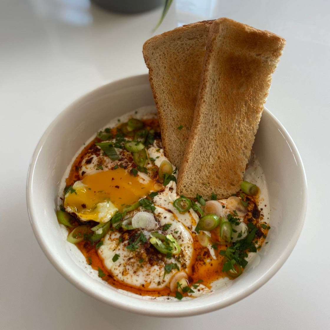 Turkish Eggs (çilbir) 