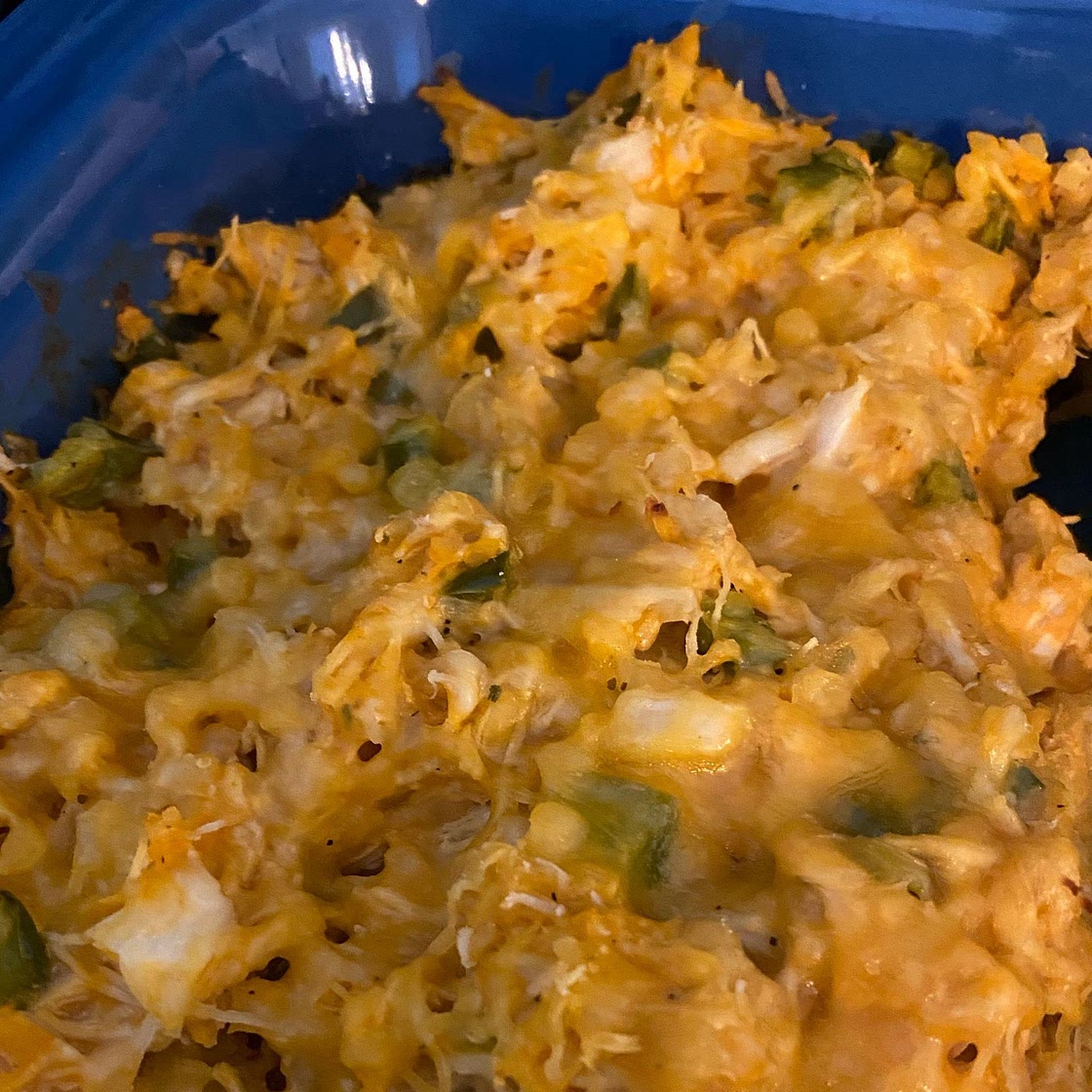 Jalapeño Buffalo Chicken Casserole: Whole30, Keto, Paleo, GF