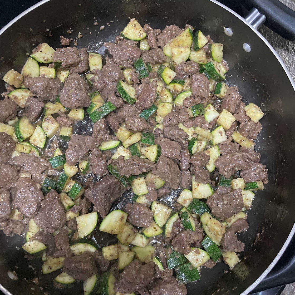 Quick Beef and Zucchini Skillet (Meal-Prep)