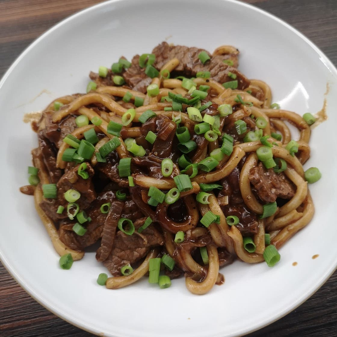 Beef Udon Stir-fry
