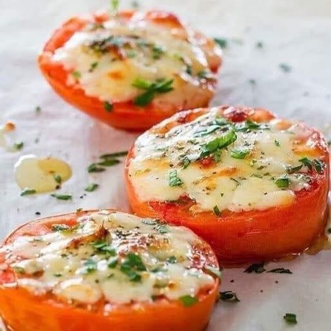 Baked Parmesan Tomatoes