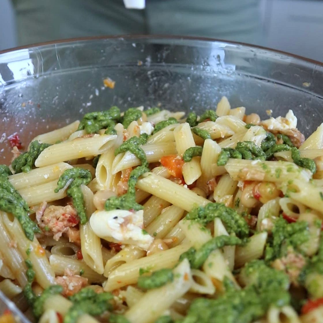 Pasta salad in 10 minutes