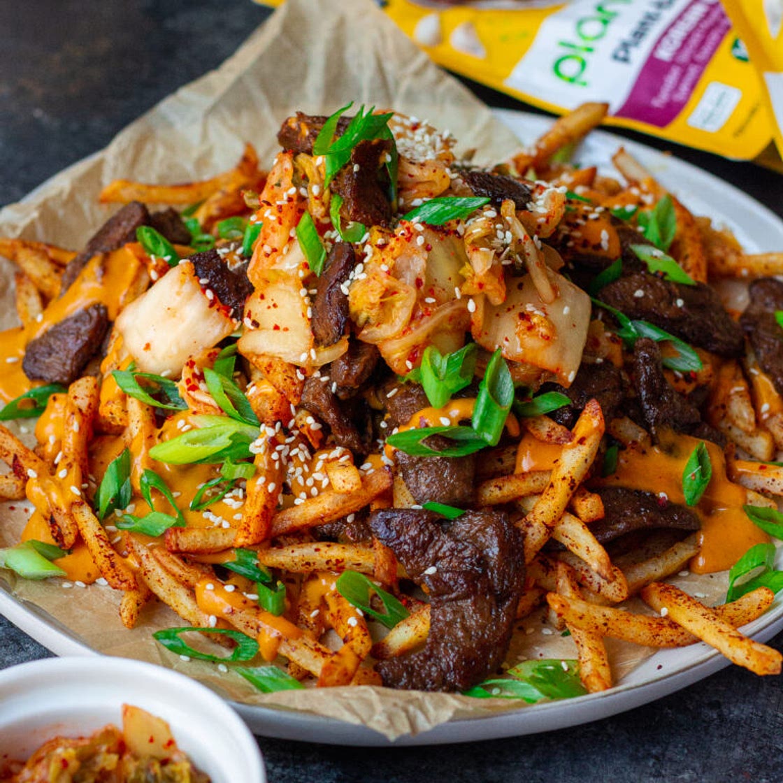 Loaded Korean-Inspired ‘Steak’ Fries - Nasoya