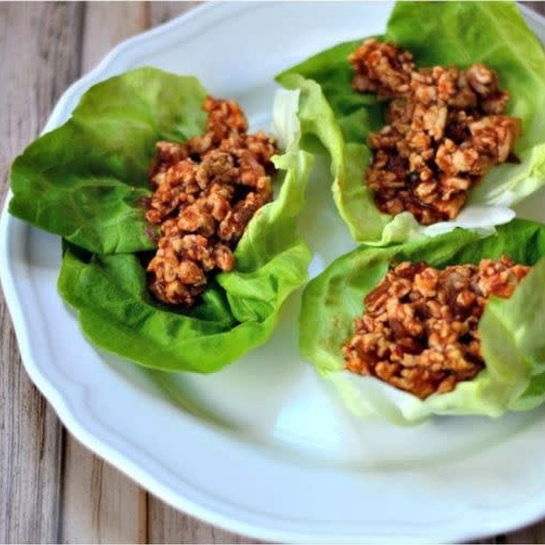 Sweet and Tangy Sloppy Joe Lettuce Wraps