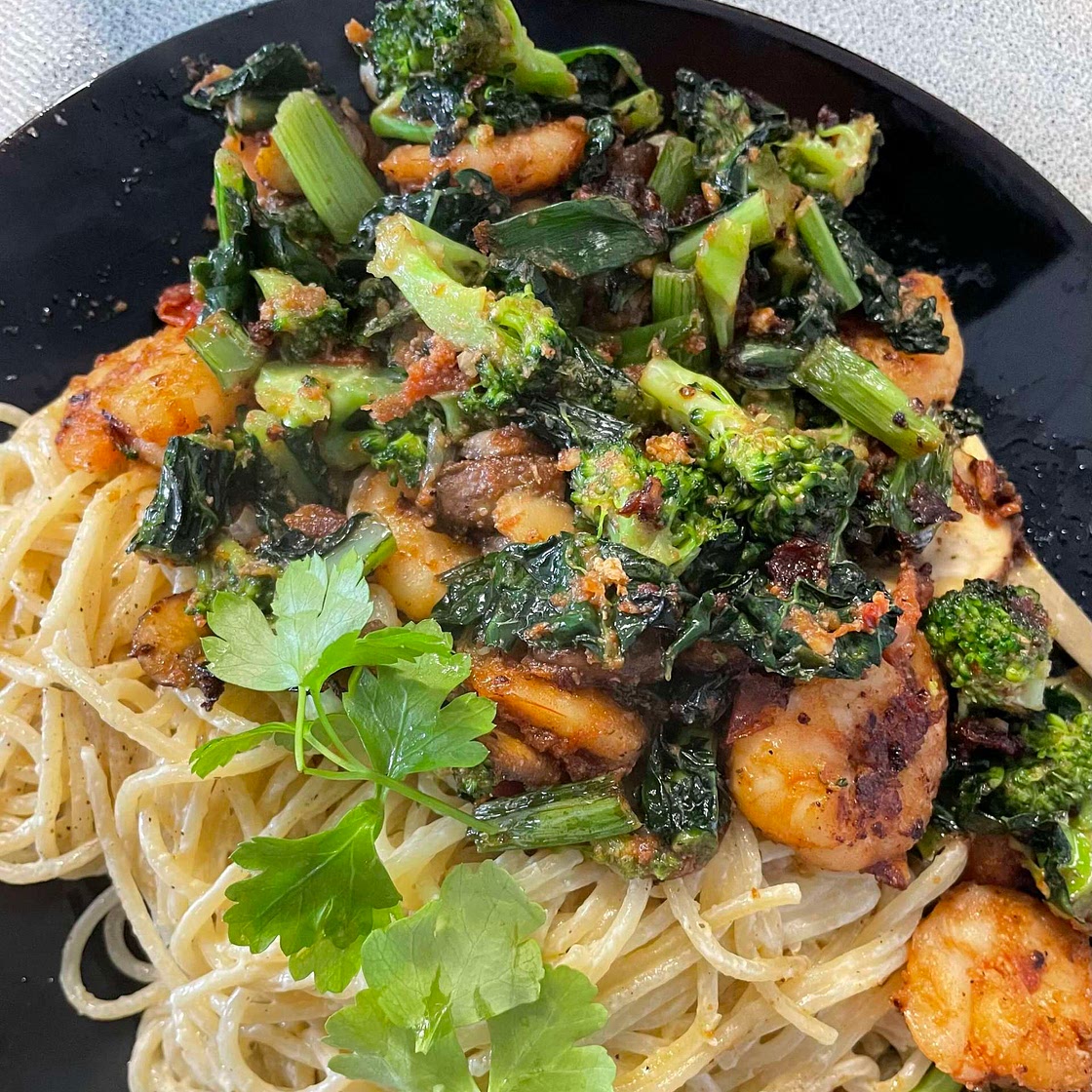 Comfort and greens Pasta💚🍀