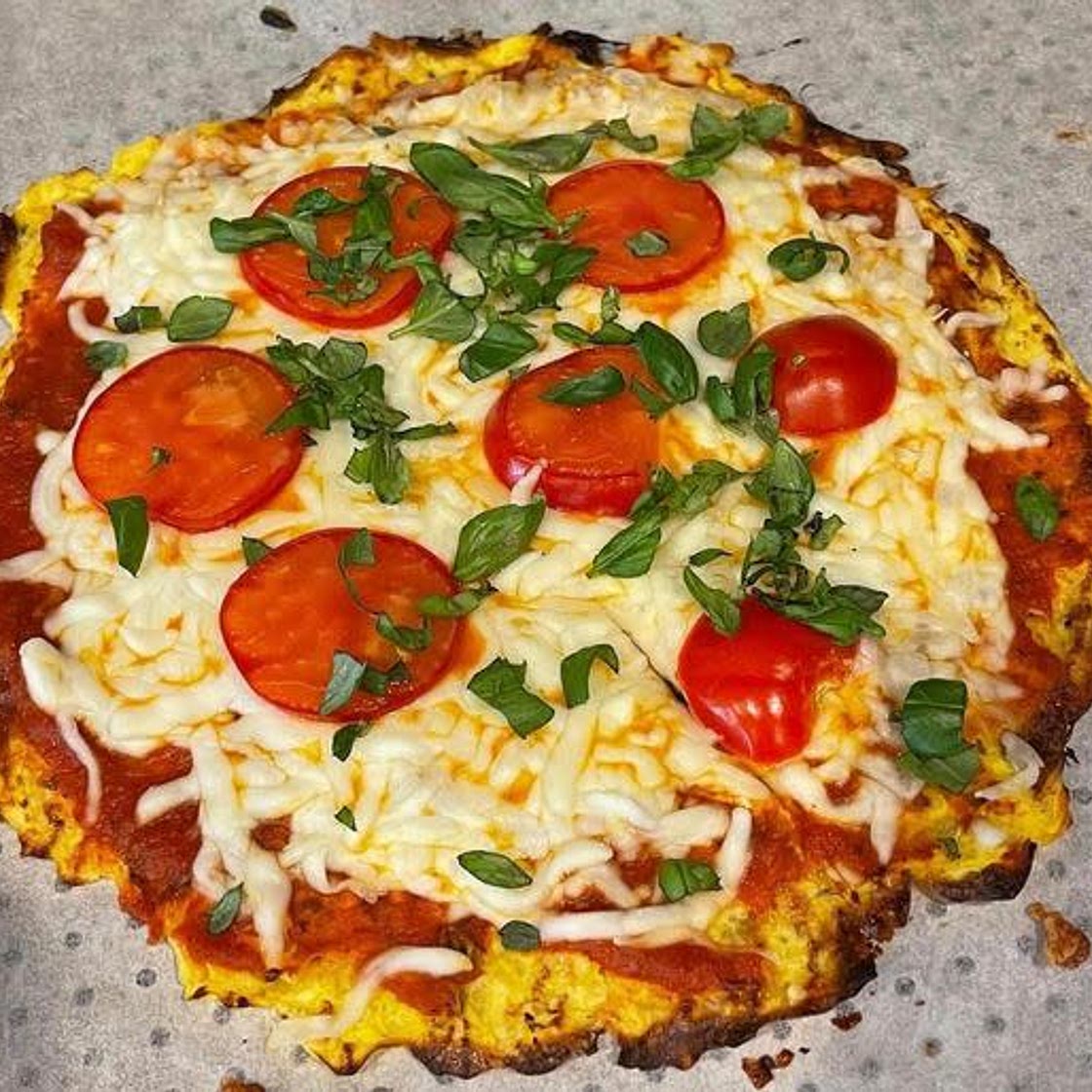 Spaghetti Squash Crust Pizza