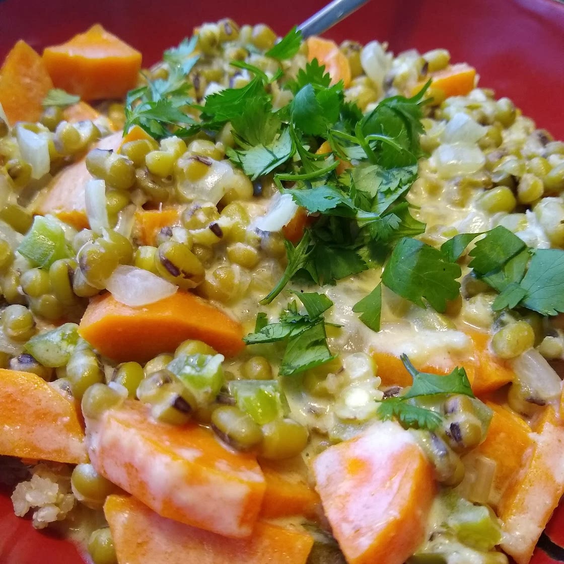 One-Pot Coconut Mung Bean Stew