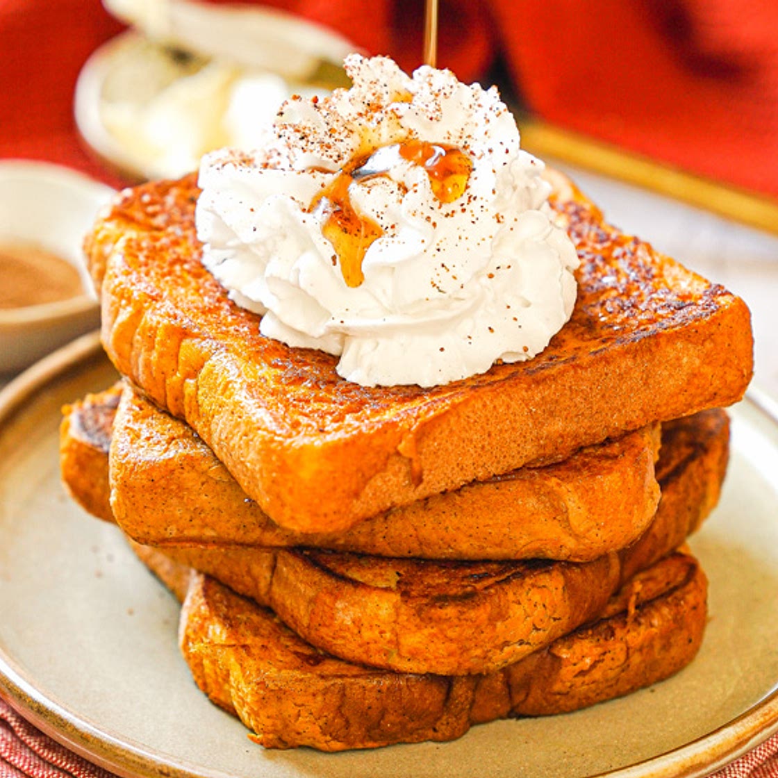 Vegan Pumpkin French Toast