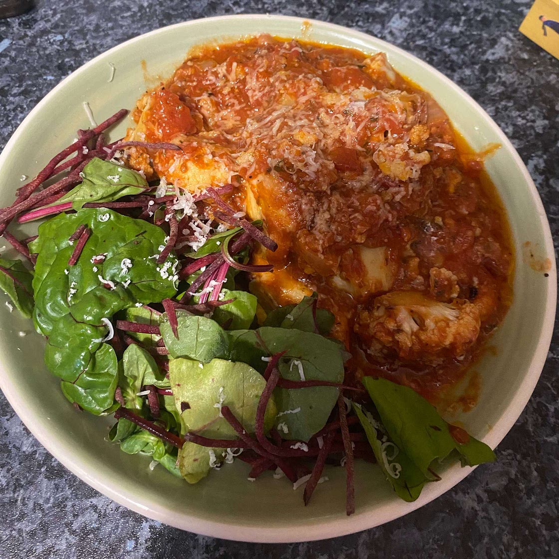 Cauliflower Parmesan