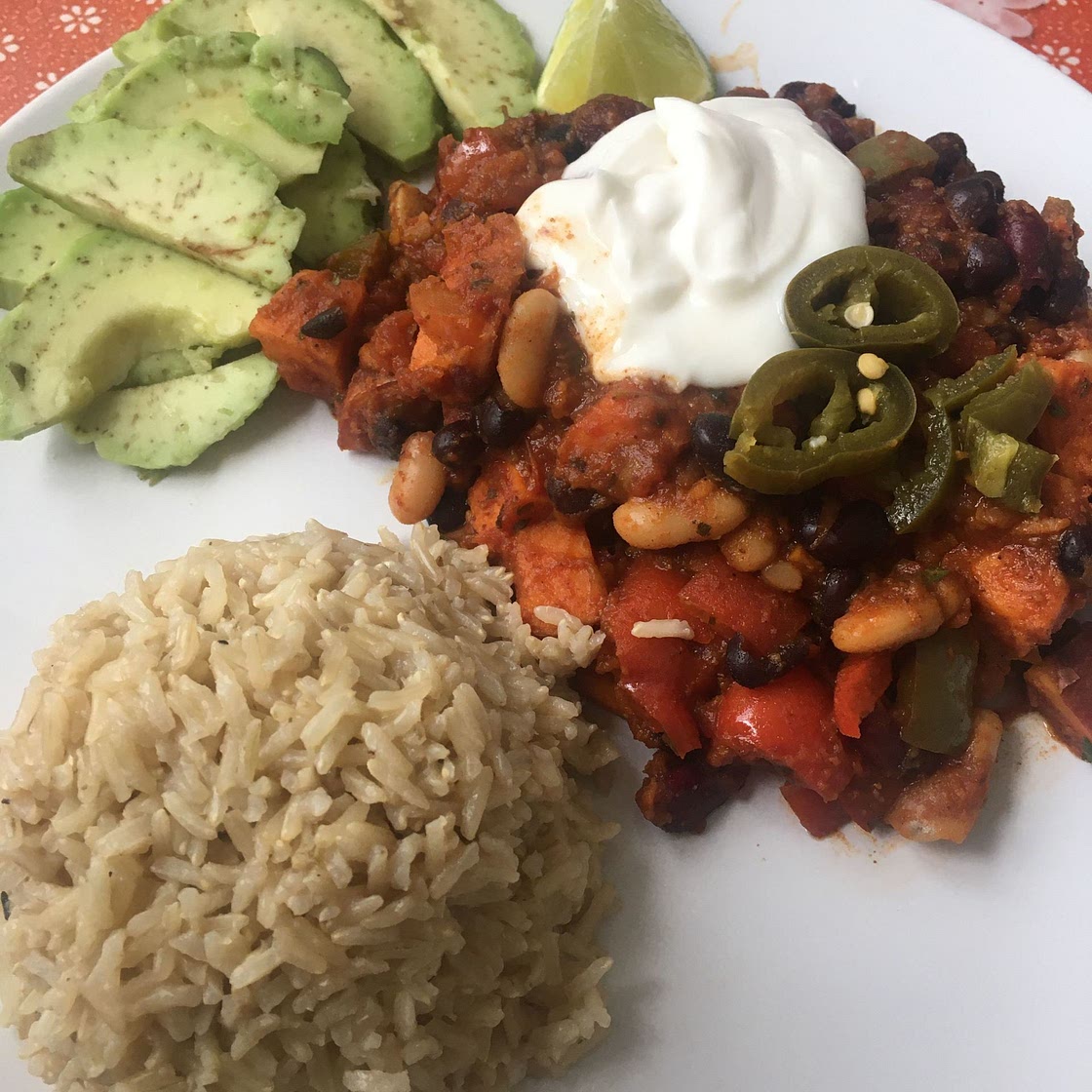 Versatile veggie chilli