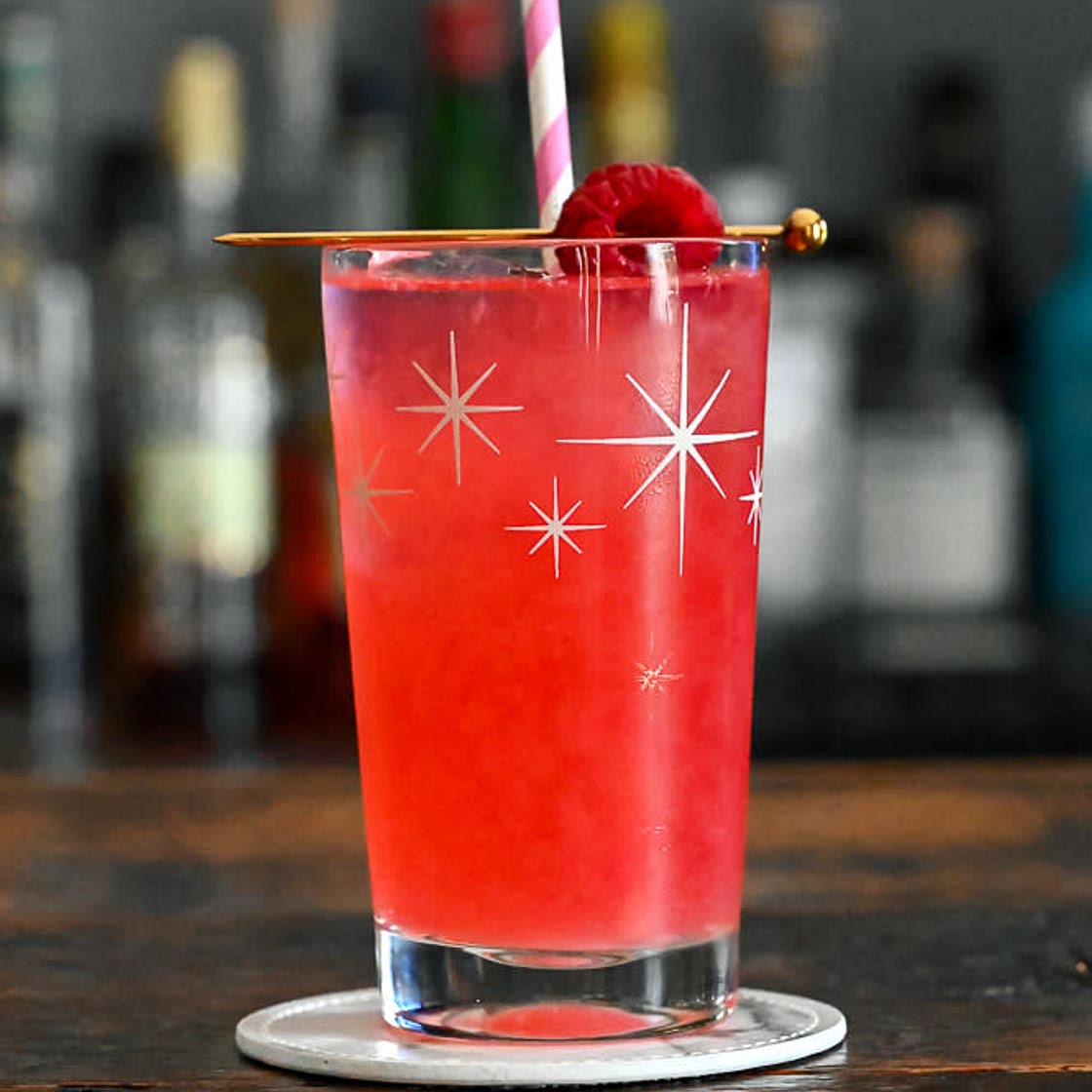 Raspberry Vodka Spritz