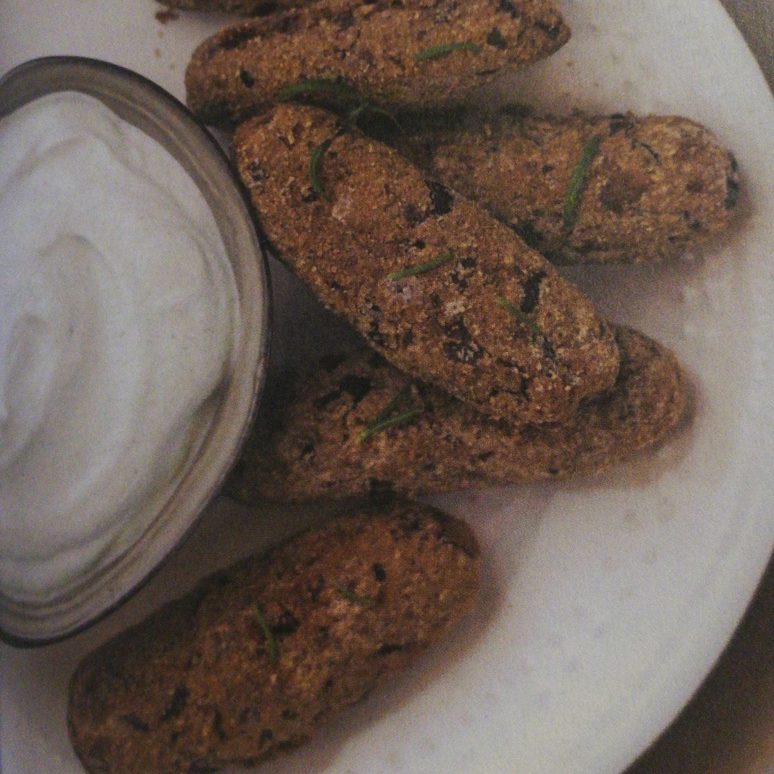 Croquetes de azeitona e noz