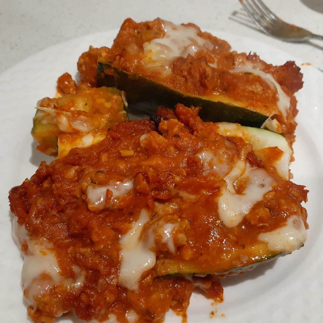 The Best Turkey-Stuffed Zucchini Boat
