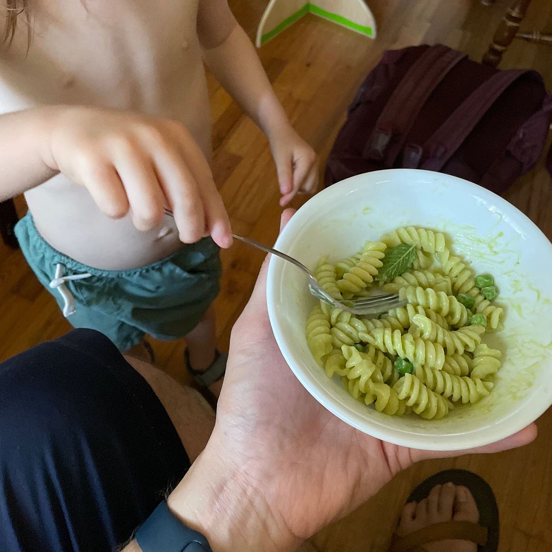Nadiya Hussain’s Avocado Pasta with Peas and Mint