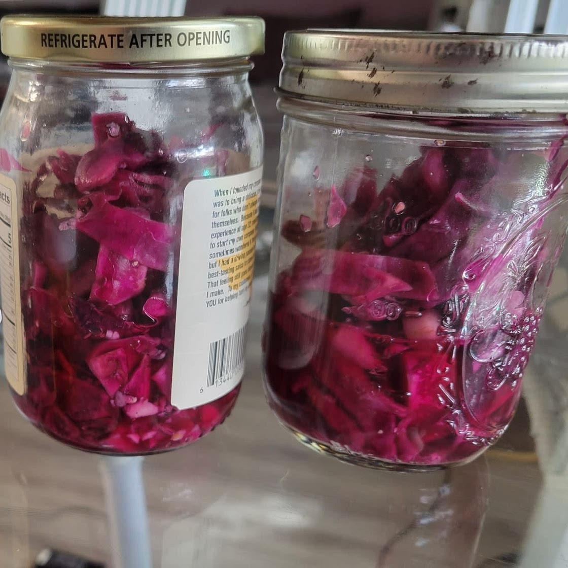 Easy Pickled Red Cabbage