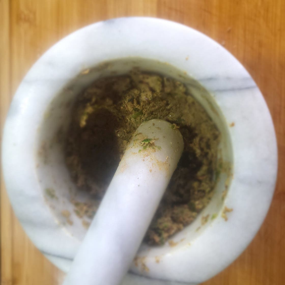 Thai green curry paste