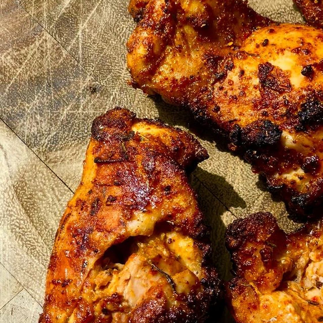 Airfryer Cajun Chicken Thighs