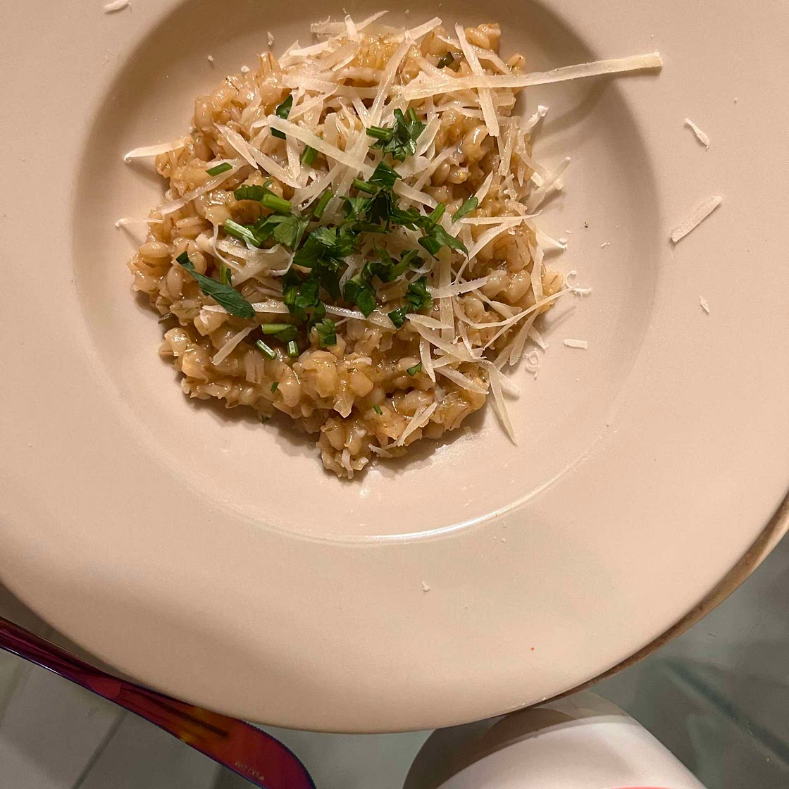 Barley risotto