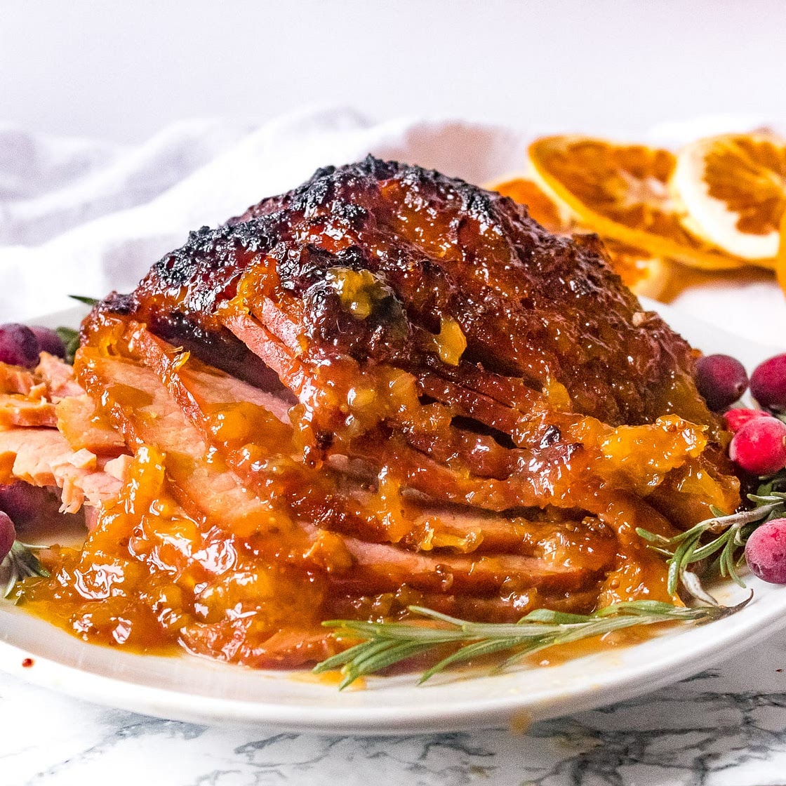 Pressure Cooker Ham Braised in Beer
