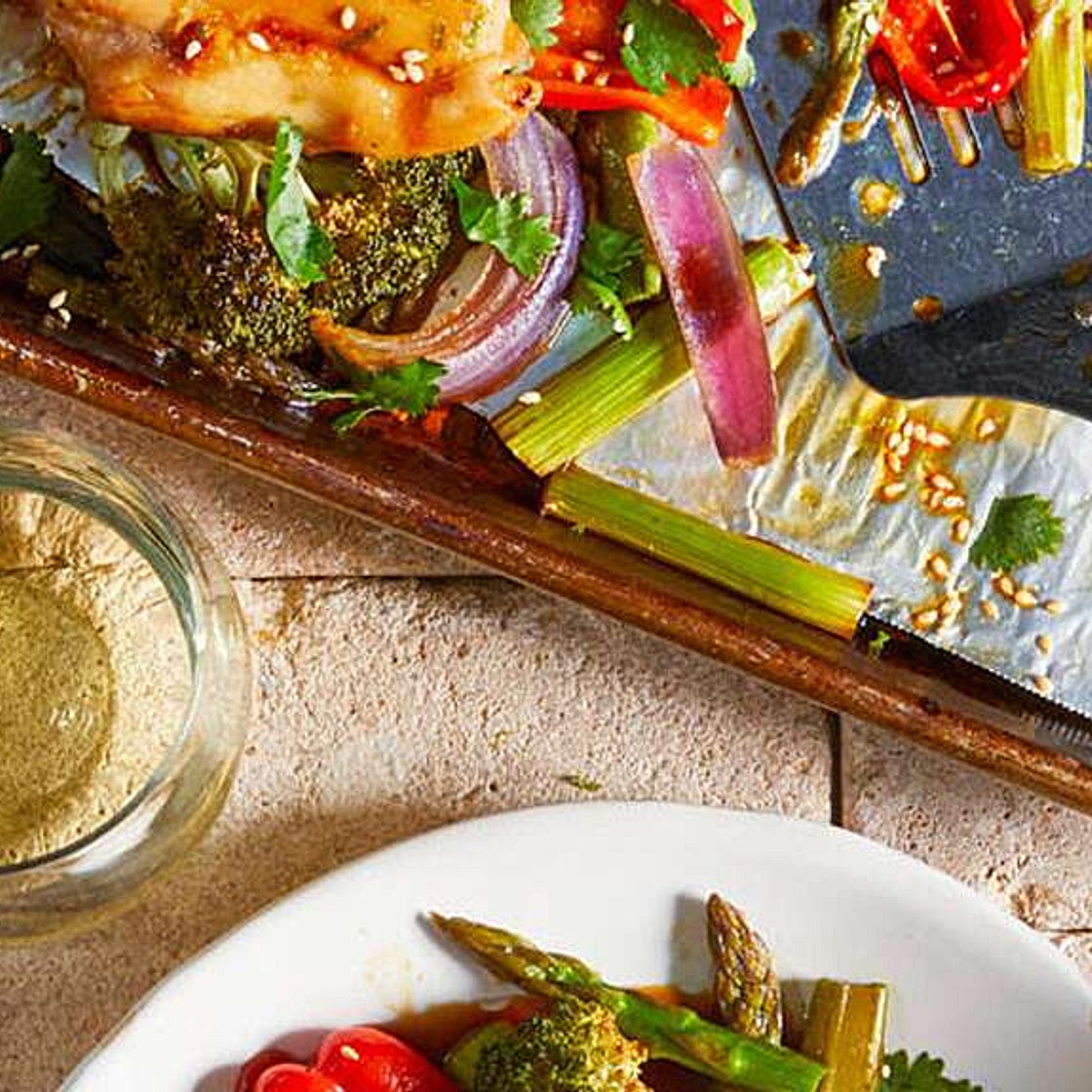 Ree Drummond's Sheet-Pan Teriyaki Chicken