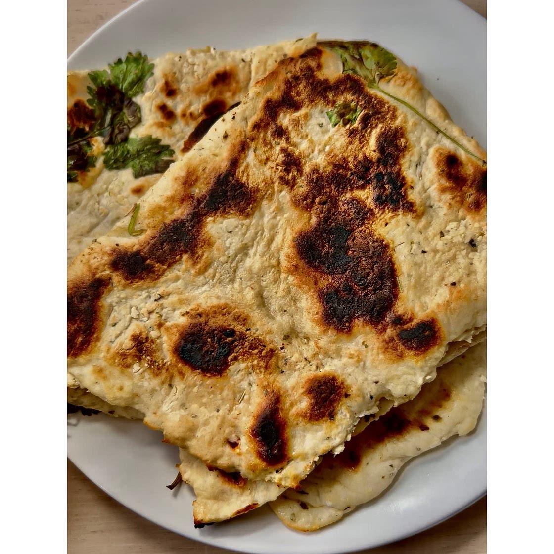 Gut friendly naan 