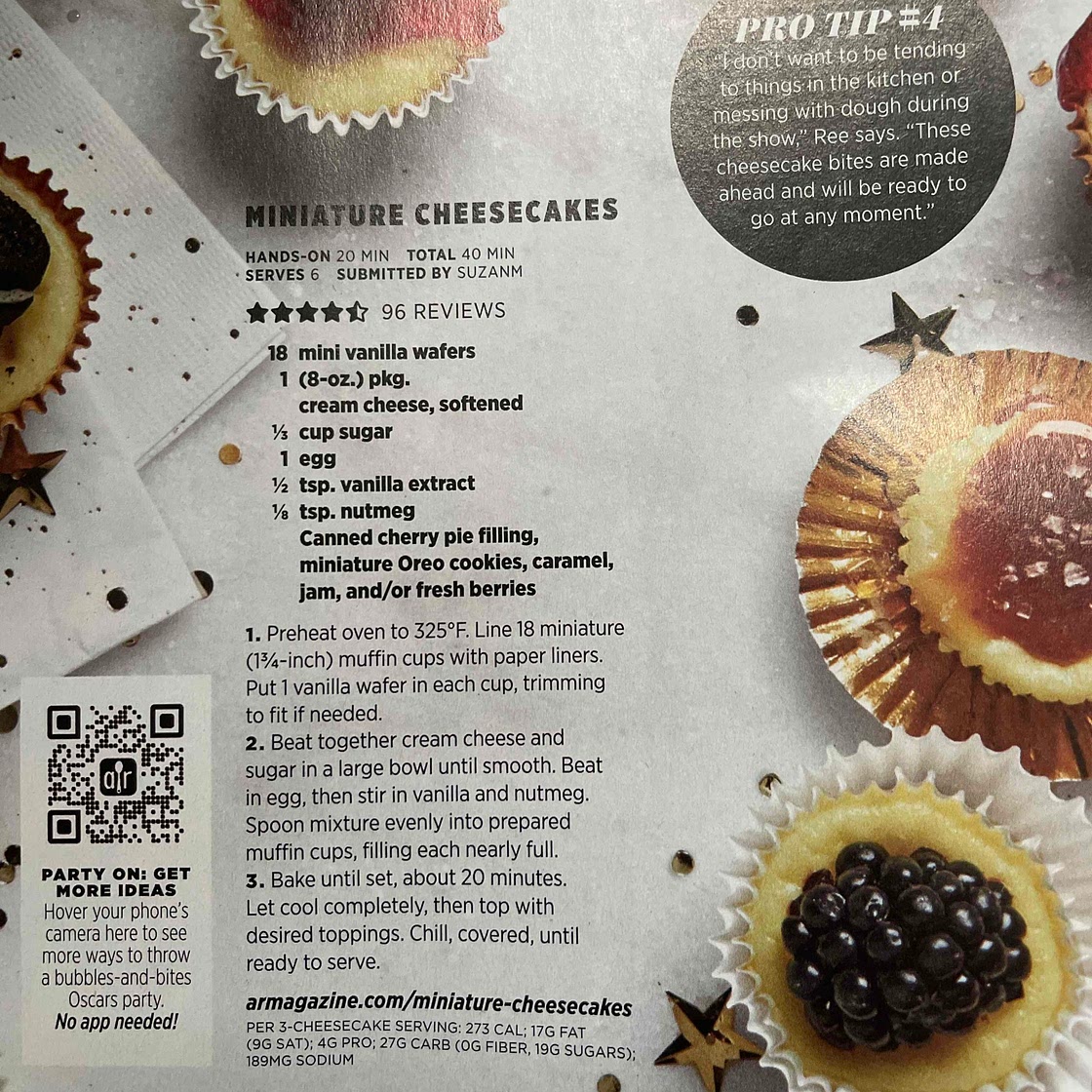 Mini Cheesecakes