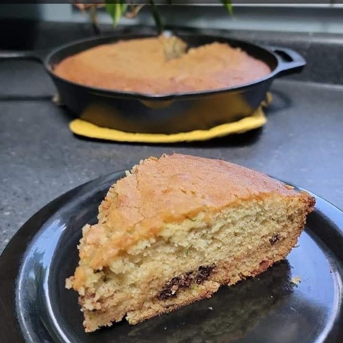 Chocolate Zucchini Peanut Butter Bread 
