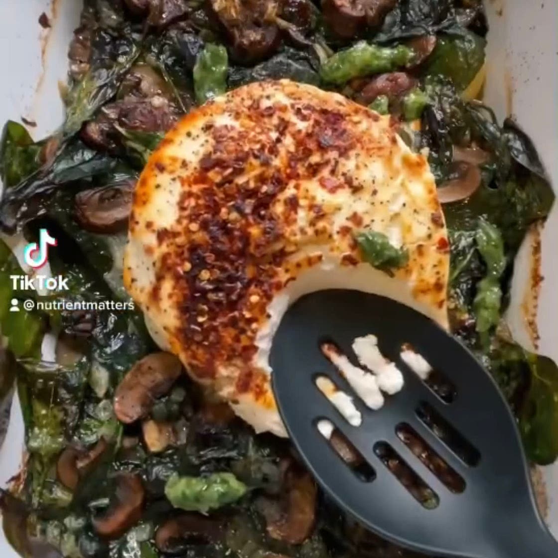 Mushroom Feta Pasta