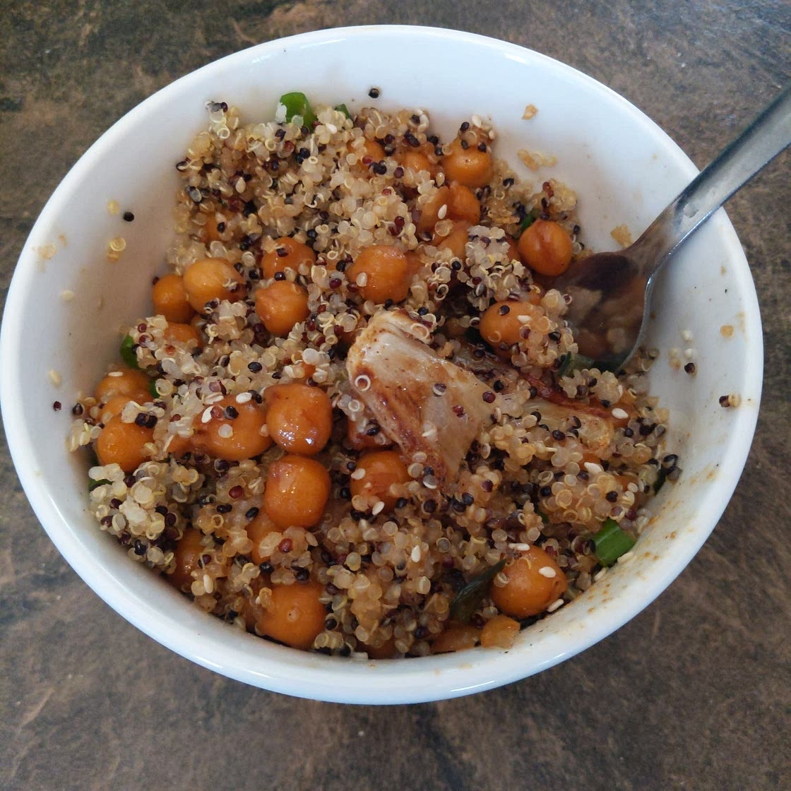 Sticky Sesame Chickpea