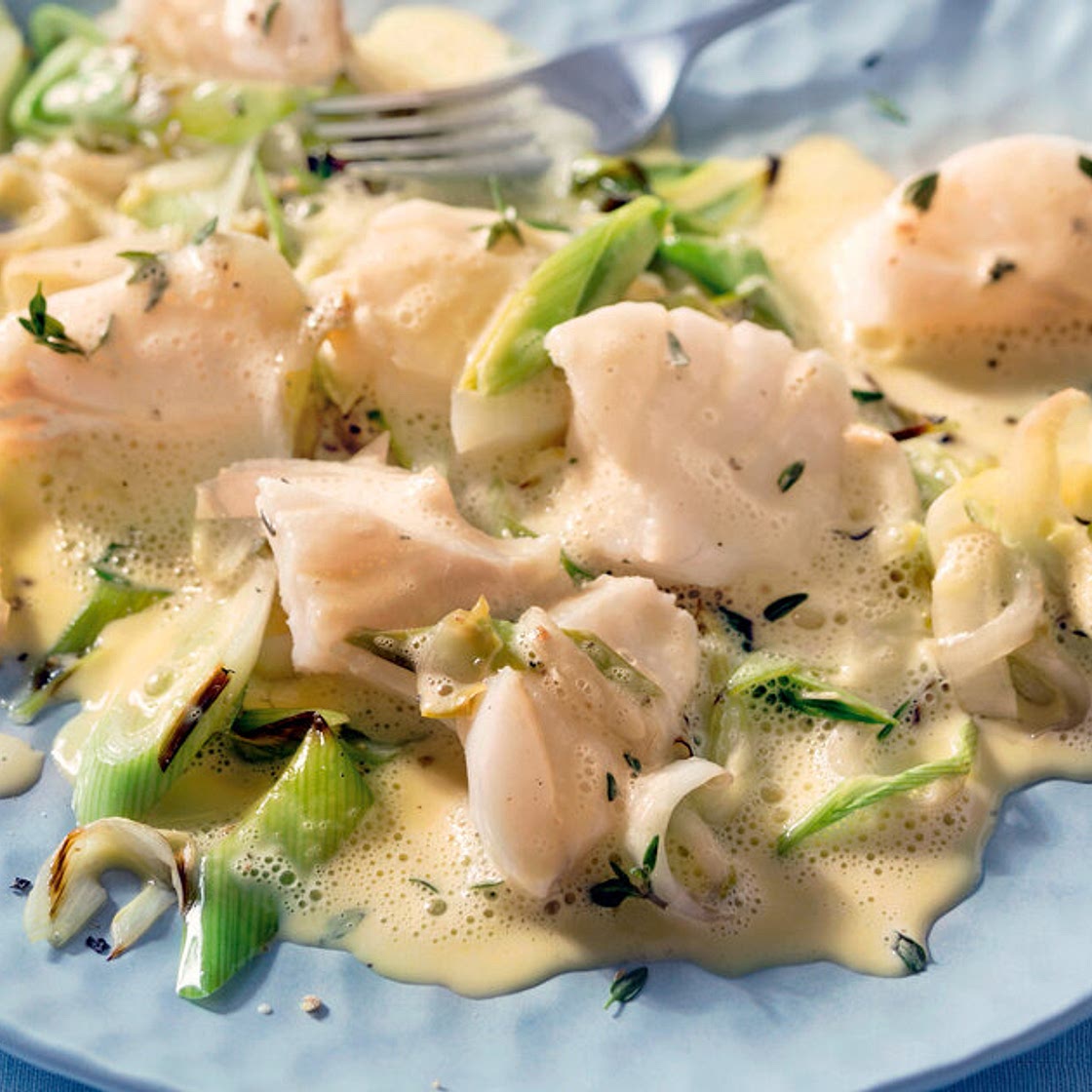 Fisch in Orangensauce
