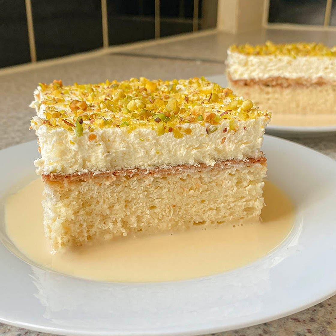 Rasmalai Tres Leches Cake