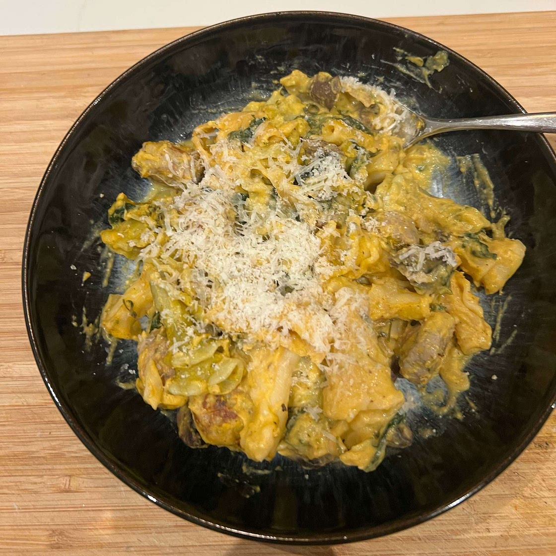 Creamy Butternut Squash Pasta