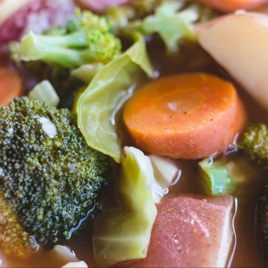 Small Batch V8 Vegetable Soup
