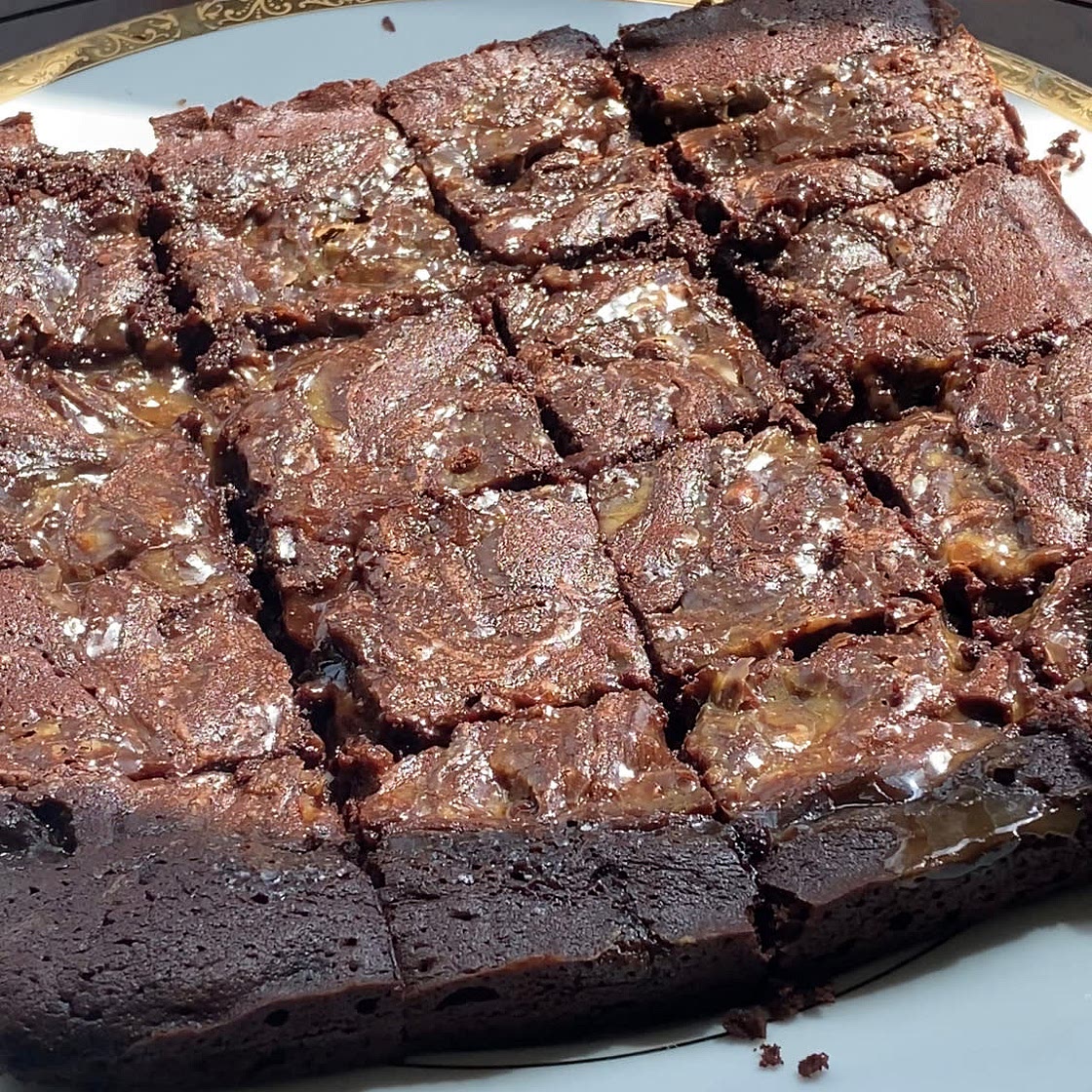 Caramel Swirl Brownie 