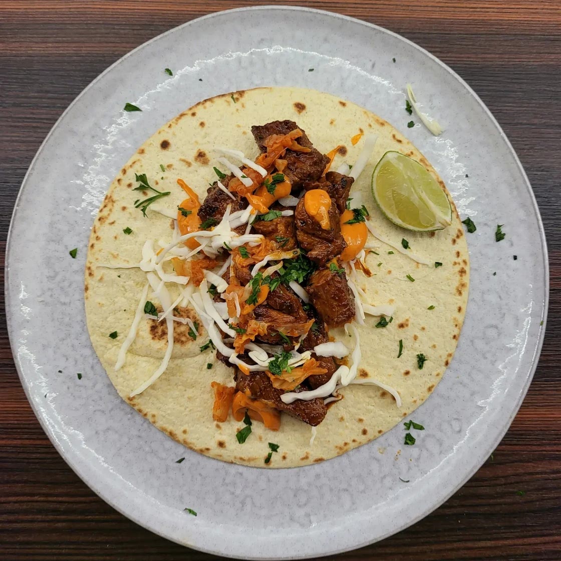 Korean Pork Bulgogi Tacos