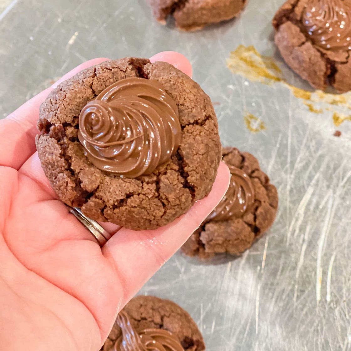 Easy Nutella cookies 