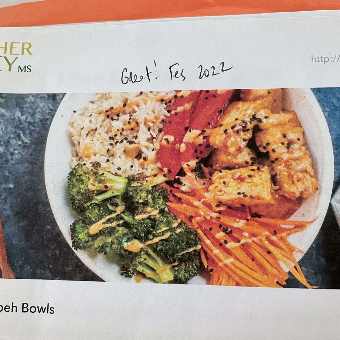 Rainbow Tempeh Bowls