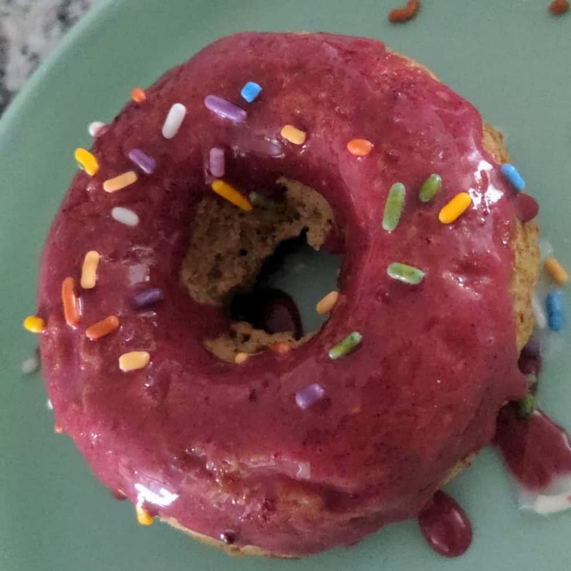 Vanilla Glazed Baked Donuts