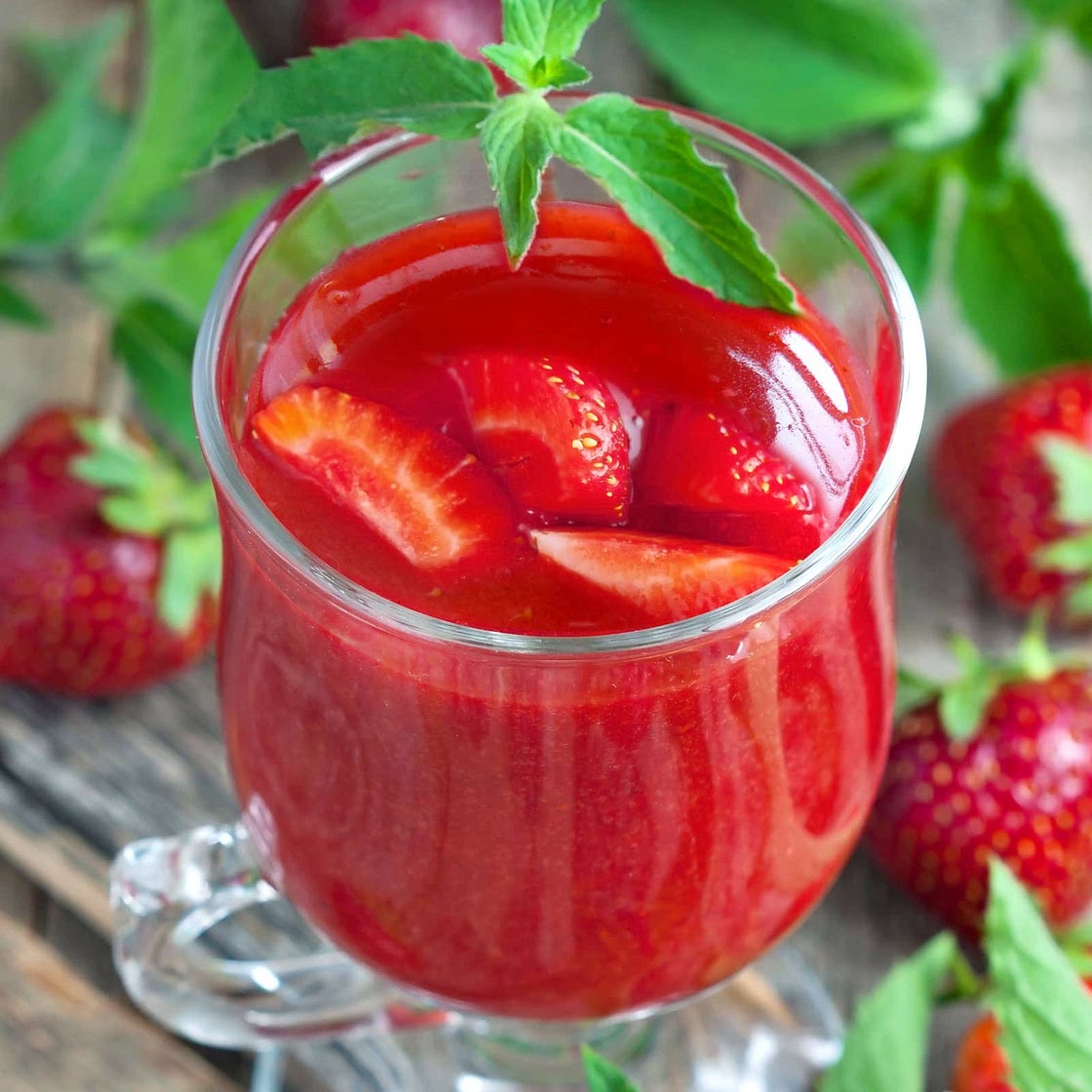 Polish Strawberry Kisiel (Kissel)