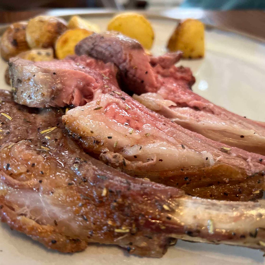 Auntie Yasuko’s rack of lamb