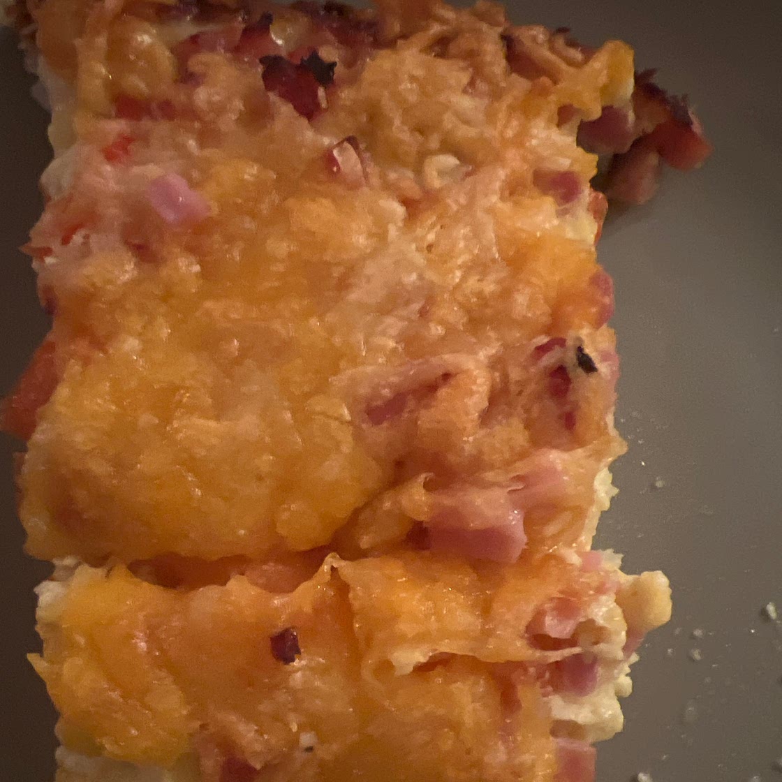 Hash Brown Egg Casserole with Ham