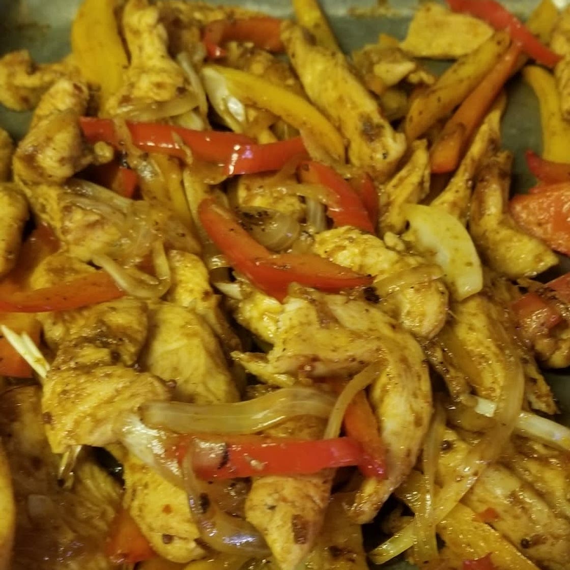 Sheet Pan Chicken Fajitas