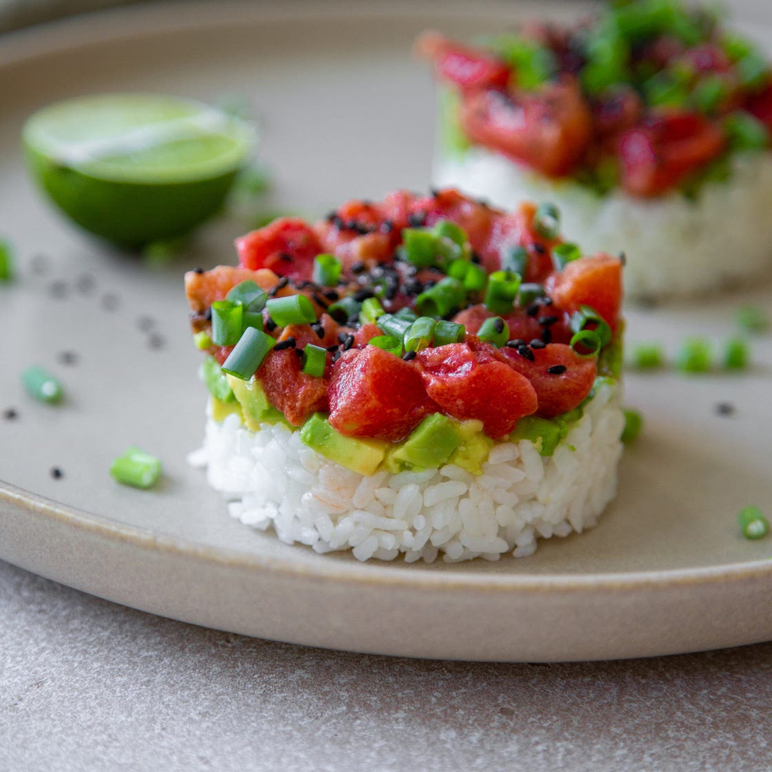 Watermelon Tuna Tartare