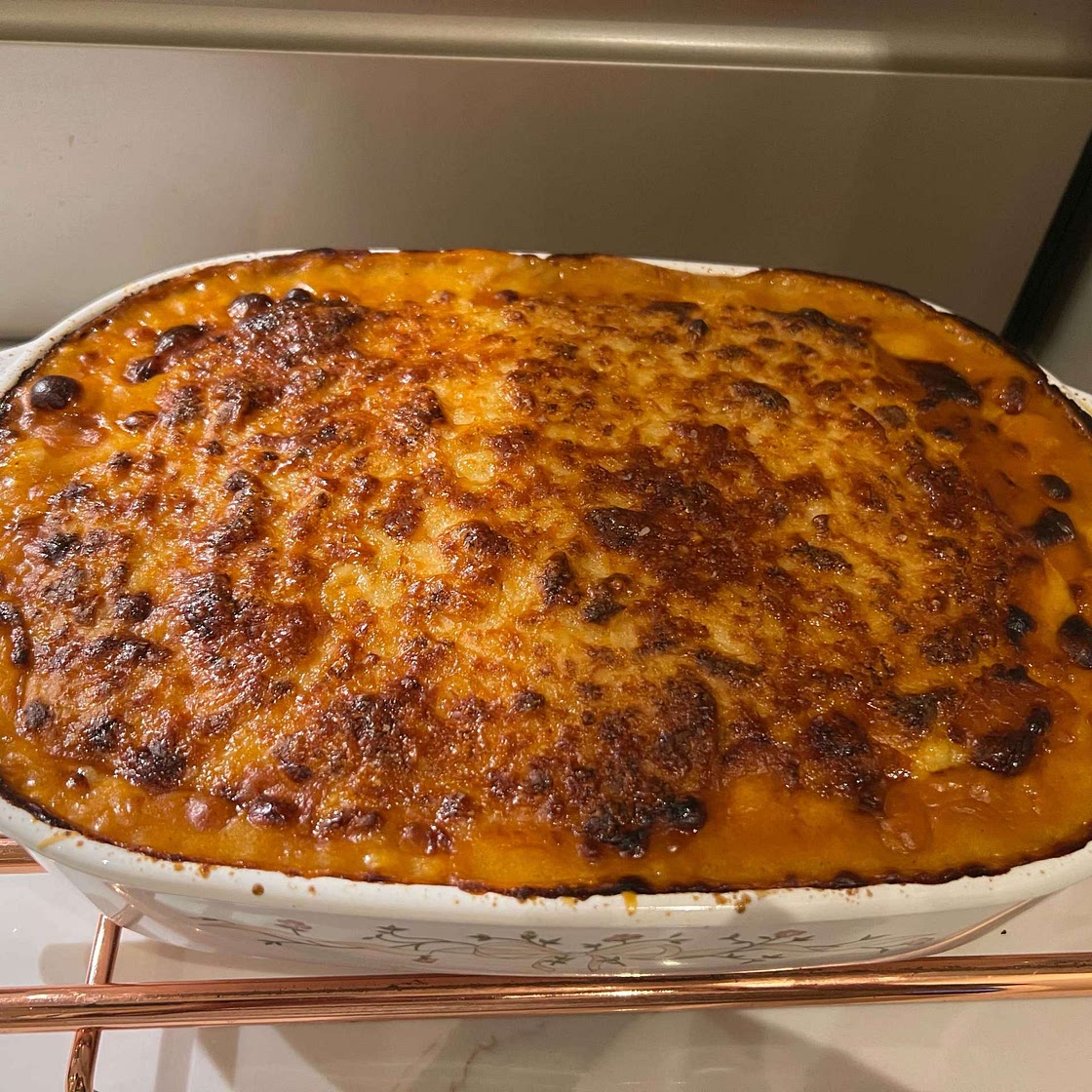 Braised pork cottage pie with celeriac topping